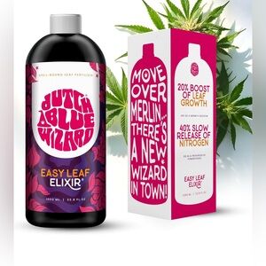 Dutch Blue Wizard Easy Leaf Elixir - Plant Food & Yield Booster - NEW 33.8 oz
